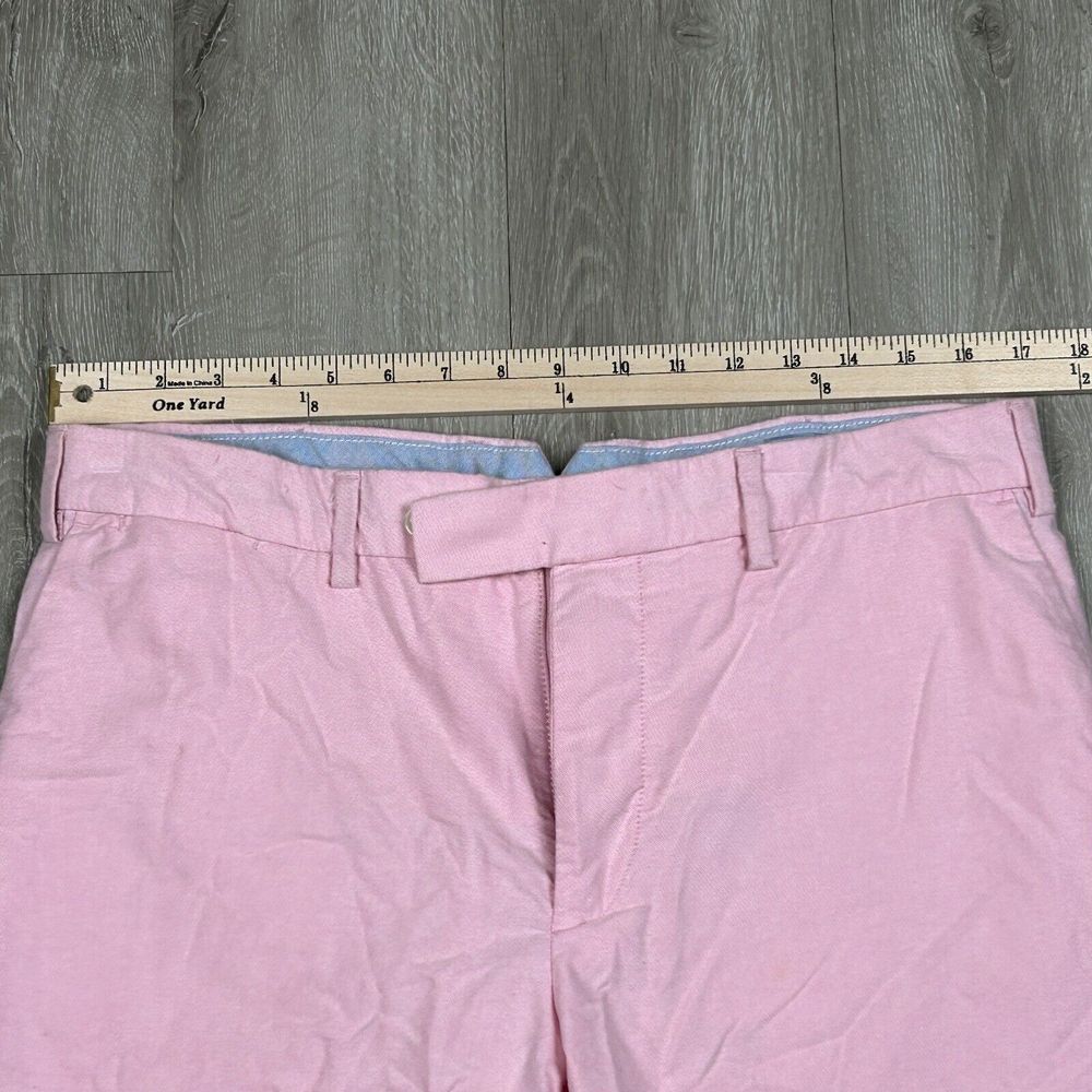 Polo Ralph Lauren Classic Fit Pink Chino Shorts Cotton Twill MENS 34 Need Washed - Picture 7 of 9